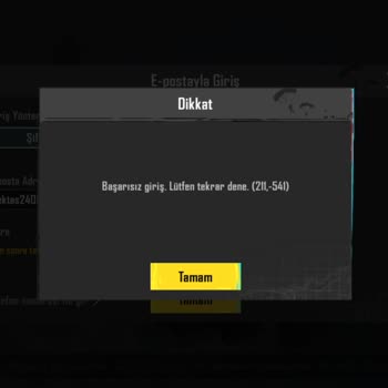 PUBG (Pubgmobile.com) Hesaba Giriş Yapılmıyor
