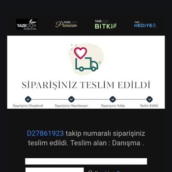 Taze Çiçek (tazecicek.com) Geciken Çiçek Teslimatı Ve İade Sorunu