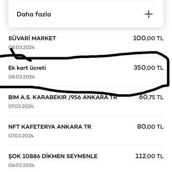 Akbank Haksız Ve Hukuksuz Ek Kart Aidatı