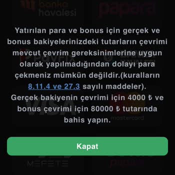 BaşarıBet Para Çekememe Sorunu