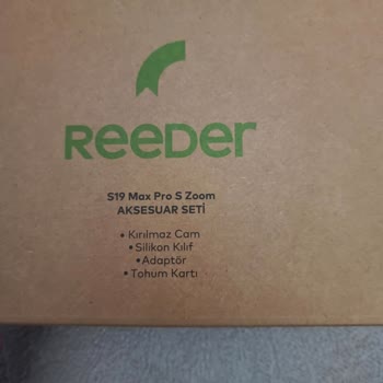 Reeder S19 Pro Max S Zoom Adaptörü Çalışmıyor