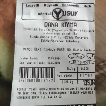 Köfteci Yusuf Kıymasının Hem Tarihlerinde Hem De Kendisinde Sıkıntı Va