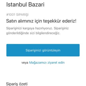 İstanbulBazari Kargoya Verilmeyen Ürün