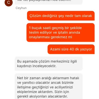 Migros Yemek Şikayet, Müşteri Hizmetleri Bile Yok/aynı Cevaplar