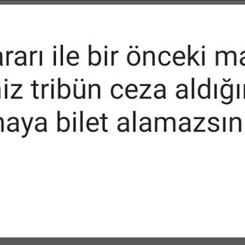 Passolig Cezalı Duruma Düşmüşüm
