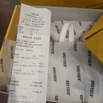 Greyder Marka Sıfır Ürünü İade Almadı.