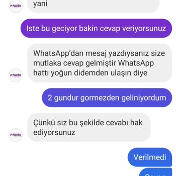 Butik Ponçik Poncik Butik Siparişimi Göndermedi Hakaret Etti Ve Paramı İade Etmedi!