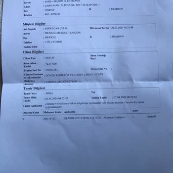 Arzum Markası Müşterisine Sahip Çıkmıyor