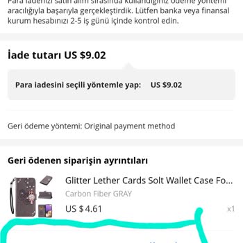Aliexpress Para İadem Yapılmadı