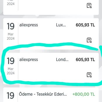 Aliexpress Para İadem Yapılmadı