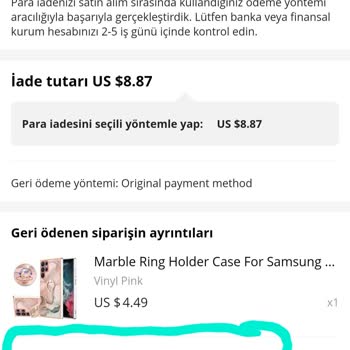 Aliexpress Para İadem Yapılmadı