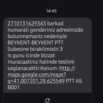 PTT Kargo Adreste Bulunamadı Yalanı!