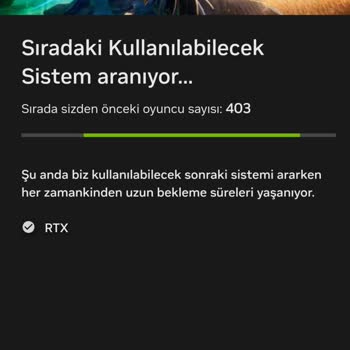 Geforce Now Premium Sıra Problemi