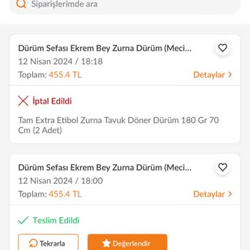 Trendyol, Teslim Edilmeyen Yenilmeyen Yemeğin, Haksız Kazanç Sağlıyor.
