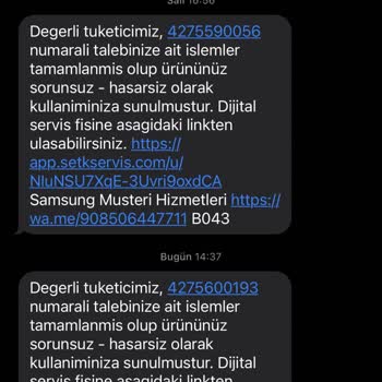 Tamiri Yapılamayan Samsung Buzdolabı