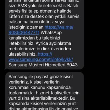 Tamiri Yapılamayan Samsung Buzdolabı