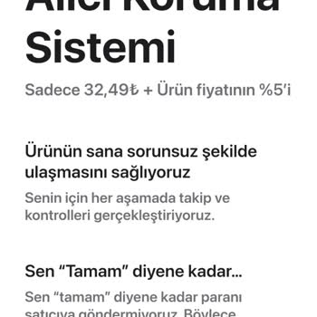 Gardrops Alıcı Ücreti Ekranı Güncellenmemiş