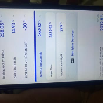 Apple Store Ve Paycell Faturaya Bize Ait Olmayan Ücretleri Yansıtıyor