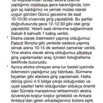 SSC Tur Bayram Doğu Anadolu, Doğu Karadeniz Batum Tiflis Turu Hakkında