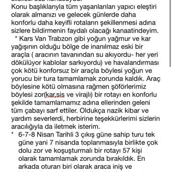 SSC Tur Bayram Doğu Anadolu, Doğu Karadeniz Batum Tiflis Turu Hakkında