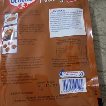 Dr. Oetker Puding Den Bant Çıktı
