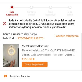 MetaQuartz Aksesuar (metasery) Hasarlı Saat (kendi Kendine Çatladı )