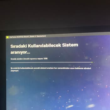 Geforce Now Üyeliğim Olduğu Halde Sıra Bekliyorum.