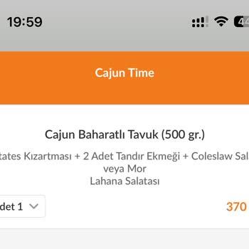 Trendyol Yemek Trendyol GO Ve Cajun Time El Ele Murat Kümeye
