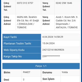 Sürat Kargo İle Gönderim Yaparken