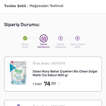 Gratis Sipariş Hazırlanıyor Görünüyor