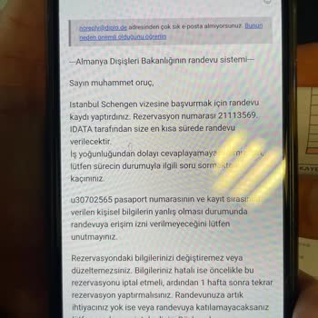 iData Schengen Vize Başvurusu