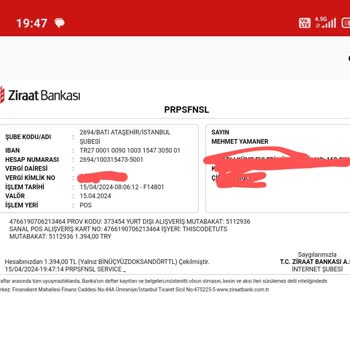 Ziraat Bankası Prpsfnsl Service Onaysız Para Çekimi
