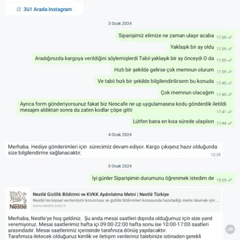 Nescafe 50 Adet Hediyemi Yollamıyor