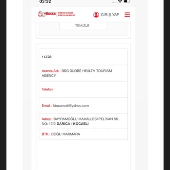 TÜRSAB Bsg Globe Healty Tourism