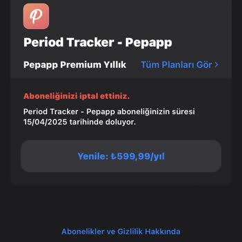 Pepapp Yanlışlık Sonucu Para İadesi Talep Ediyorum