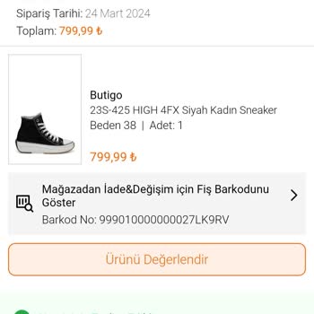 FLO Ayakkabı FLO İade Ücretimi Yatırmadı