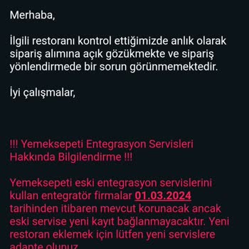 Yemeksepeti İlgisizlik, Alakasızlık Ve Boş Verme