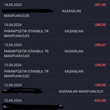 Getirden Bilgim Dışı Para Çekim