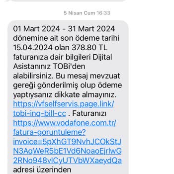 Vodafone Pay Vodafone İletişimin Usulsüz Para Tahsil Etmesi