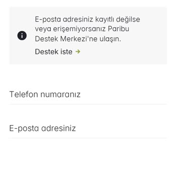 Paribu E-postamı Unuttum Hesabıma Giremiyorum
