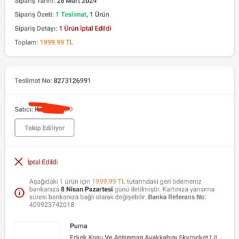 QNB Trendyol Parapuanımın Hesabıma Yansıtılmaması
