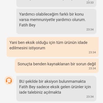 Yanlış Eksik Ürün Sonucu İlgisiz Ve Haksız Kalan Trendyol