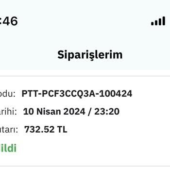 PttAVM PTT A V M Sipariş İptali
