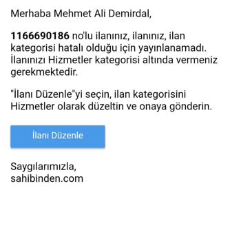 Sahibinden Ücret İadesi Yapmıyor