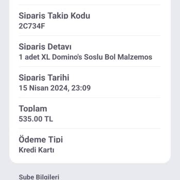 Domino's Pizza Hep Yanlış Sipariş Getiriyor