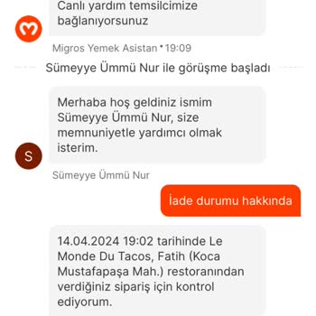 Migros Le Monde Du Tacos Müşteri Mağdur Ediyor!