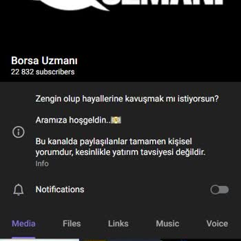 Borsa Uzmanı adı kullanan sahte Telegram Kanalı Sahte Coin Satıyor!