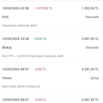 PlayStation Türkiye Bilgim Dışında İşlem
