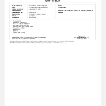 Ziraat Bankası Yanlış Fatura Ödedim.