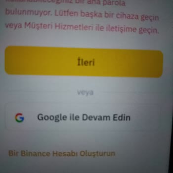 Binance Binans Geçiş Anahtarı Sorunu